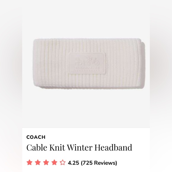 Coach Headband - Picture 1 of 4